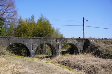Fototapeta premium 北勢線と風景