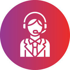 Vector Design Customer Service Icon Style