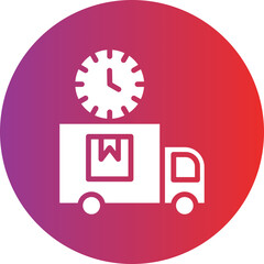 Vector Design Delivery Schedule Icon Style