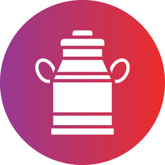 Vector Design Milk Tank Icon Style