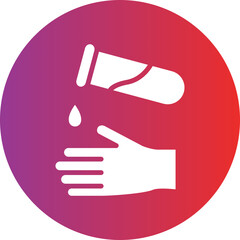 Vector Design Burning Chemical Icon Style