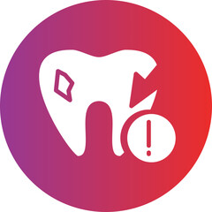 Vector Design Tooth Problem Icon Style
