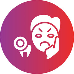 Vector Design Toothache Icon Style
