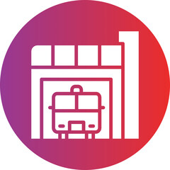 Vector Design Firefighter Garage Icon Style