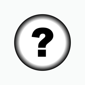 Question Mark Icon - Vector, Sign and Symbol for Design, Presentation, Website or Apps Elements.  