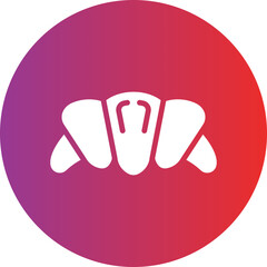 Vector Design Croissant Icon Style