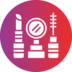 Vector Design Make Up Icon Style