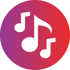 Vector Design Musical Note Icon Style