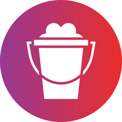 Vector Design Sand Bucket Icon Style