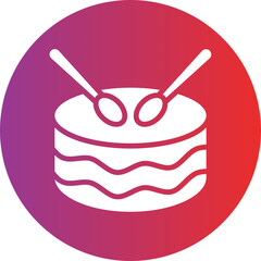 Vector Design Drum Icon Style
