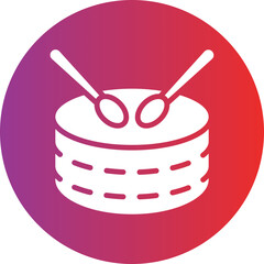 Vector Design Drum Icon Style