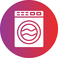 Vector Design Washing Machine Icon Style