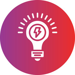 Vector Design Lighting Icon Style