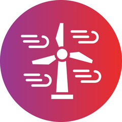 Vector Design Wind Energy Icon Style