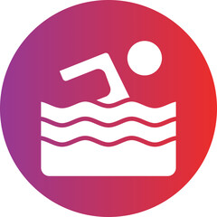 Vector Design Swimming Icon Style