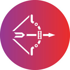 Vector Design Archery Icon Style