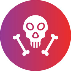 Vector Design Jolly Roger Icon Style