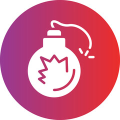 Vector Design Bomb Icon Style