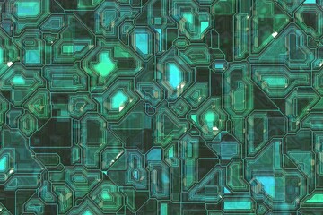 creative techno computer template digital drawn background texture illustration