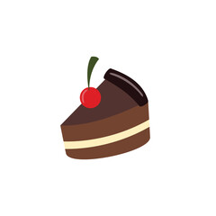 chocolate cake with cherry