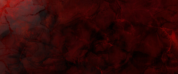 赤色をベースにした水彩画の背景素材