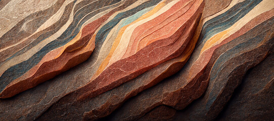 Sandstone Vibrant brown colors abstract wallpaper design	