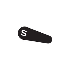 S light logo simple illustration.