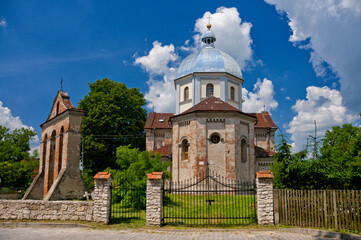 Greek Catholic Orthodox Church of Saint George in Cieszanow, town in Subcarpathian voivodeship, Poland