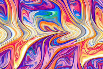 abstract marbling colorful pattern. generative ai
