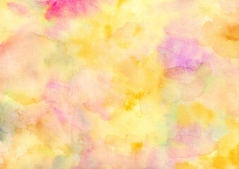 水彩のにじみ背景