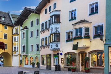 Obraz premium Street in Kitzbuhel, Austria