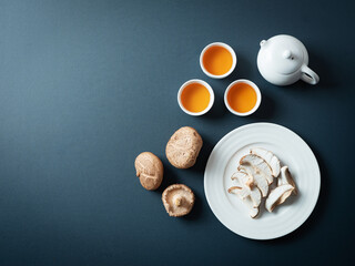 Shiitake Mushrooms and Traditional Mushroom Tea