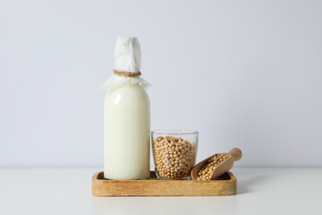 Soy milk and soy, composition for healthy food concept