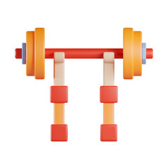 Barbell 3D Icon