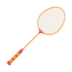 Badminton Racket 3D Icon