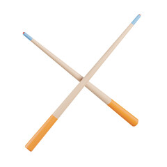 Billiard Cue 3D Icon