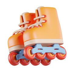 Rollerblade Shoes 3D Icon