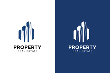 Obraz premium Property Real Estate Logo Vector