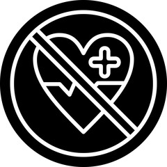 Obraz premium Prohibited Sign Icon