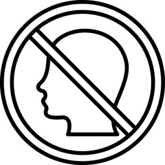 Prohibited Sign Icon