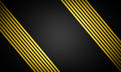 Black and yellow stripped  background.