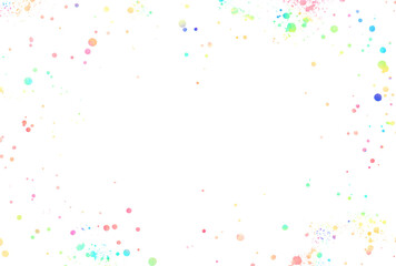 背景素材_水彩スパッタリング_カラフル