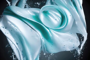 Fluid Shapes Colorful Gradient Background Illustration Banner.