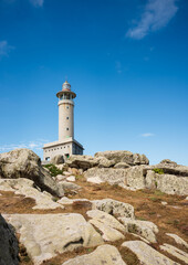 Fototapeta na wymiar Lighthouse of Punta Nariga in galicia - spain