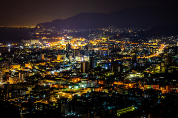 旭展望台から見た小樽の夜景（北海道小樽市）