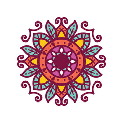Circular pattern in form of mandala. Oriental pattern, vector illustration. Islam, Arabic, Indian, turkish, pakistan, chinese, ottoman motifs