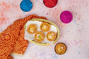 Chandrakala is a delicious, crispy outer  soft inner sweet made by stuffing khoya in maida dough