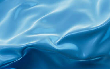 Smooth wave cloth background, 3d rendering.