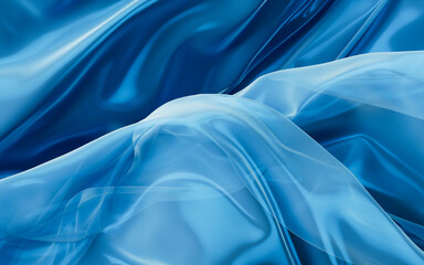 Smooth wave cloth background, 3d rendering.