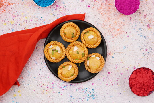 Chandrakala is a delicious, crispy outer  soft inner sweet made by stuffing khoya in maida dough